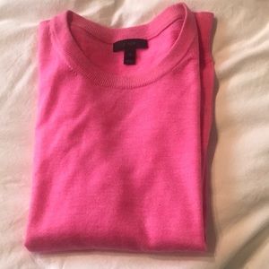 J. Crew Hot Pink Merino Wool Sweater🍁🍂